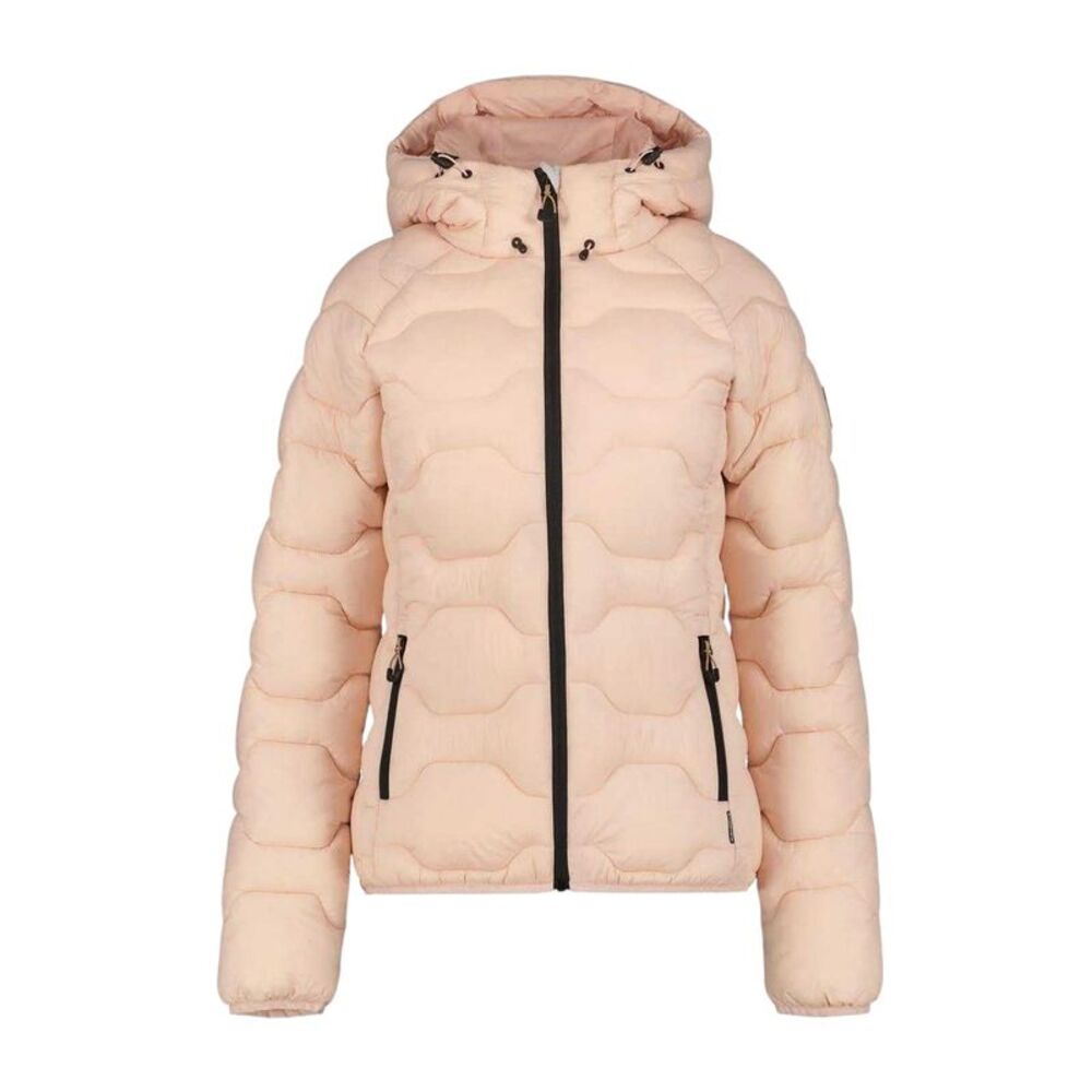 Icepeak Womens/Ladies Patterned Full Zip Puffer Jacket / Baby Pink
